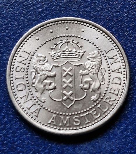 Netherlands 1975 Token "1 Florijn" 700 Years of the City of Amsterdam 1275-1975