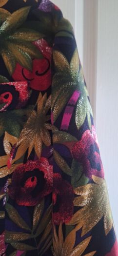 Womens Vibrant Botanical Print Tailored Jacket