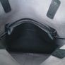 Black leather tote bag Claudia Canova Image 3