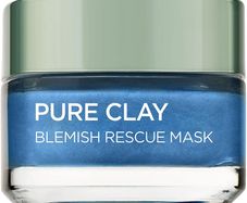 L'Oreal Pure Clay Blemish Rescue Blue Algae Face Mask 15 ml - New
