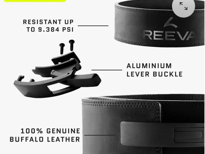 Leather lifting belt