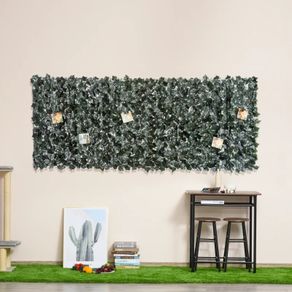 Artificial Leaf Screen Panel, 2.4x1 m-Dark Green (FREE SHIPPING)