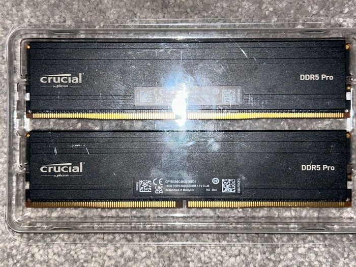Crucial 32 GB DDR5 Pro 5600Mhz Cl46