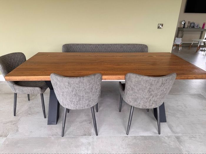 Dining table and chairs