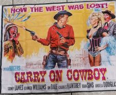 Carry on Cowboy comedy film flag.