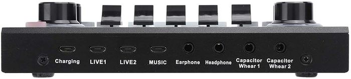 New Pro Sound Card, Multifunctional Live Sound Card, V Bluetooth Sound Card Stereo Audio Mixer for Computer Game Mobile Phone Live Broadcast, for Computer Game, Mobile Phone ,Live Broadcast