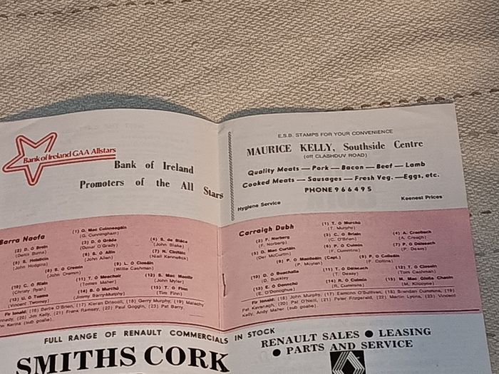 1982 Rare Gaa Programme For Sale Here Free Post