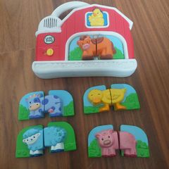 LeapFrog musical farm playset with 4 animal panels
