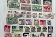 An Post Irish 16 Page Stamps Stock Book with used stamps from America to Cayman Islands