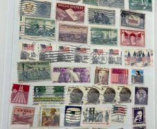 An Post Irish 16 Page Stamps Stock Book with used stamps from America to Cayman Islands