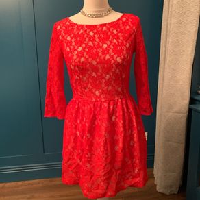 French Connection red dress. Size 8