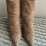 River Island Cream Suede Boots Image 2