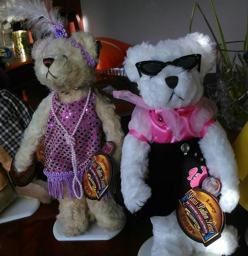 Collectors Brass Button Bears