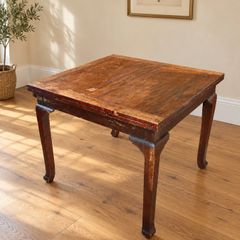 Antique table, mahogany, extendable
