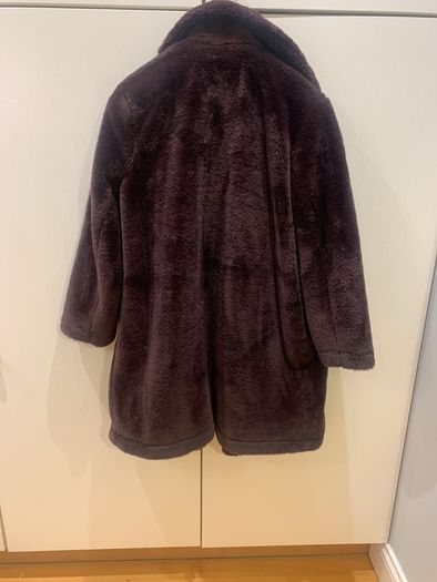 French Connection faux-fur coat (S) Like new