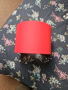 Red Lamp Shade