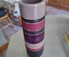 Lovely tall vase  handcrafted slight variations occur giving each product its own uniqueness.