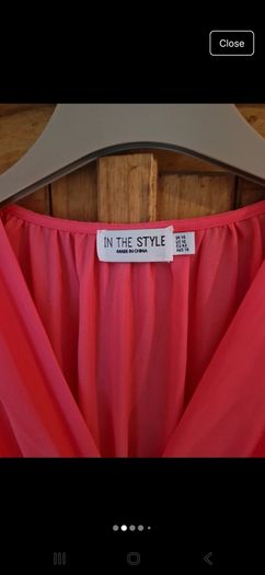 In The Style Coral Pink Dress
