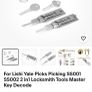 Lishi Yale Picks Picking SS001 SS002 2 in1 Locksmith Tools Master Key Decode Image 3