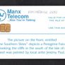 2000 Isle of Man UK10/ 110 units Peregrine Falcon (Siemens - S30 (Module 34)) Phone Card Image 3