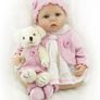 Reborn Dolls 22 Inches 55 cm That Looks Real Baby Doll Lifelike Silicone Vinyl Newborn Soft Doll Blue eyes Toddlers (FREE POSTAGE) Image 2