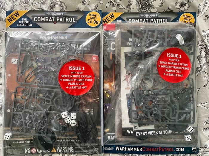 Warhammer 40k space Marine Captain and Tyranid etc