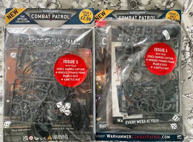 Warhammer 40k space Marine Captain and Tyranid etc