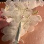 Champagne colour hair clip Image 5