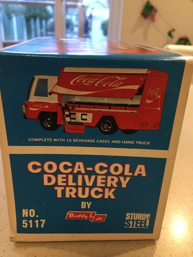 Coca Cola 1970 Buddy L Steel Truck Rare MINT with original box