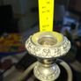 Beautiful Old Pair of silver plated Three Branch Candelabras, Postage Available Image 6