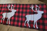 Christmas table runner with Reindeer