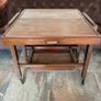 Antique Art Deco Metamorphic Side Table Tea Trolley 1920s Image 9