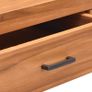 Desk with 2 Drawers 100x40x75 cm Recycled Teak Wood Image 8