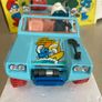 Smurf Lamborghini Cheetah scale 1/24 Rare Burago Image 4