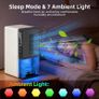 Dehumidifier for Bedroom, 2300ml Small Dehumidifiers with Auto Shut Off, 24H Timer, Auto Defrost & 7 Colour Light, Portable Dehumidifier for Bathroom, Wardrobe and Basement Image 5
