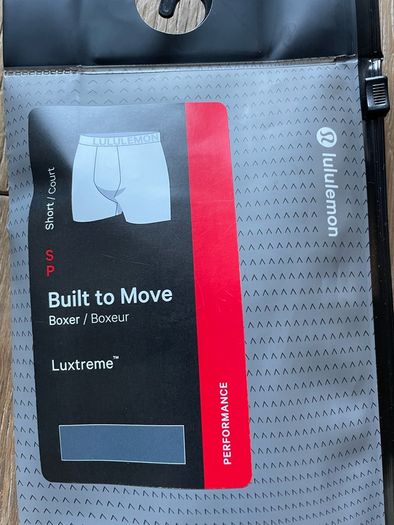 Lululemon Performance Boxer shorts Luxtreme built to move size S BNIb