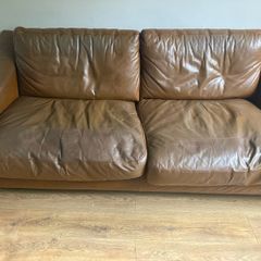 Leather 2.5 seater sofa