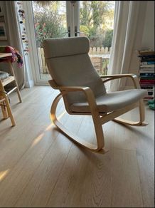 Poang Rocking Chair with free footstool