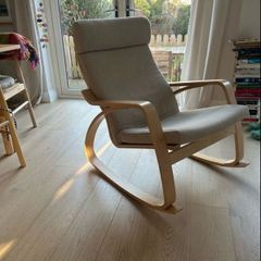 Poang Rocking Chair with free footstool