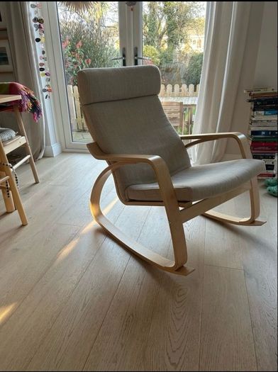 Poang Rocking Chair with free footstool