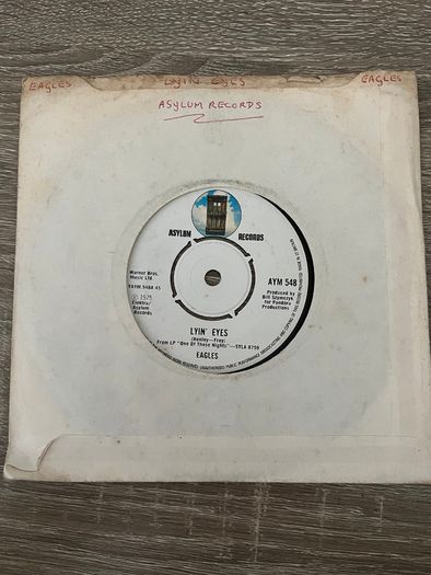 The Eagles Lyin' Eyes 7" Single