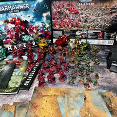 Warhammer 40,000 Armageddon, Fully Painted Display Quality Armies, Vehicles, Mats, Storage