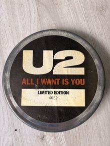 U2 All I Want Is You Ltd 7 inch VINYL Tin Box 1989 Island