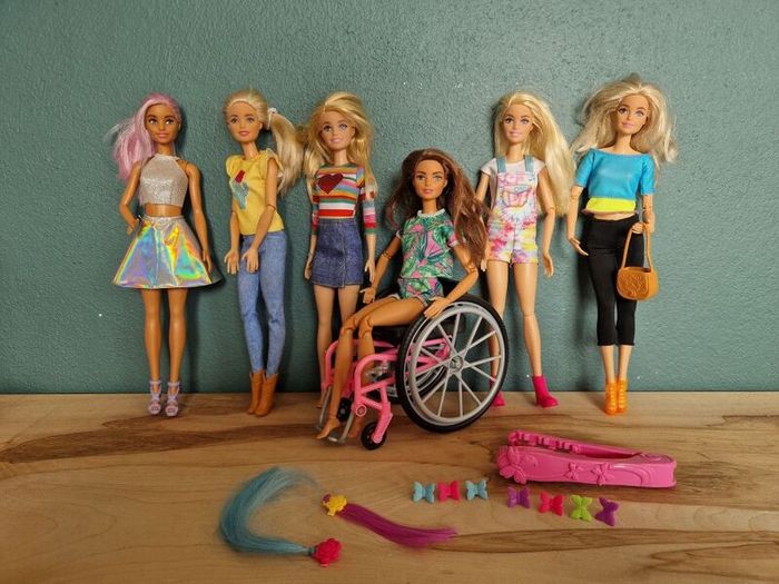 Barbies and Equistriene ponies & accessories