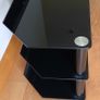 Black Glass TV Stand. Image 2