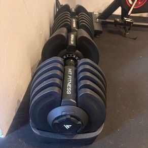 HIT adjustable dumbbells to 40kg