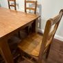 Hardwood Dining Table and 6 Chairs Image 4