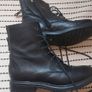 Minelli Italian Leather lace up winter boots 38 39 Image 2