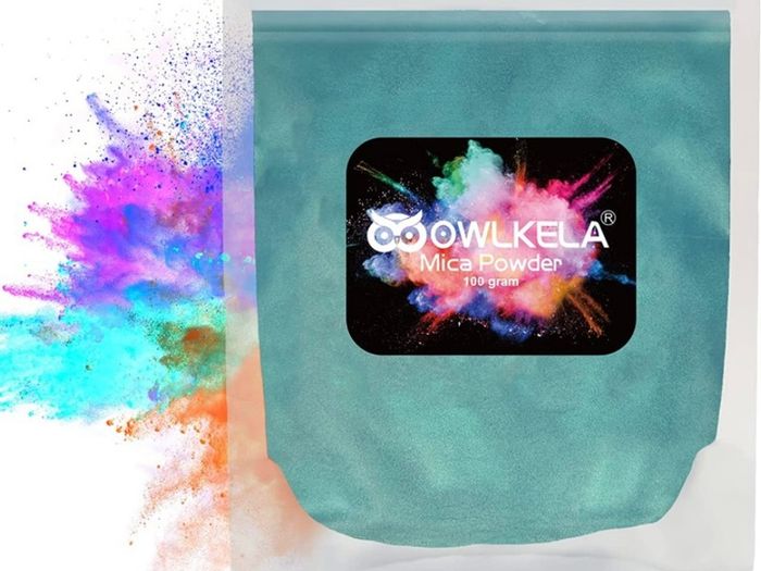 Glitter Mica Powder - Pigment Cosmetic Epoxy Resin Dye for Soap/Candle Making, Epoxy Resin Art, Acrylic Nail Paint, Bath Bombs, Fine Arts, Lip Gloss MULTIPLE COLOURS AVAILABLE (FREE POSTAGE)