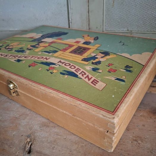 1950's French Building Blocks